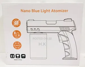 Black Ice Nano Blue Light Atomizer Electrostatic Sprayer 280ML Black