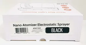 Black Ice Nano Blue Light Atomizer Electrostatic Sprayer 280ML Black