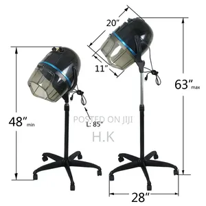 Professional 1300W Hair Bonnet Dryer Hot Perm Adjustable Height