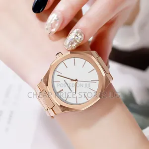HANNAH MARTIN 1401 Elegance Gold Ladies Quartz Watch Stainless Steel