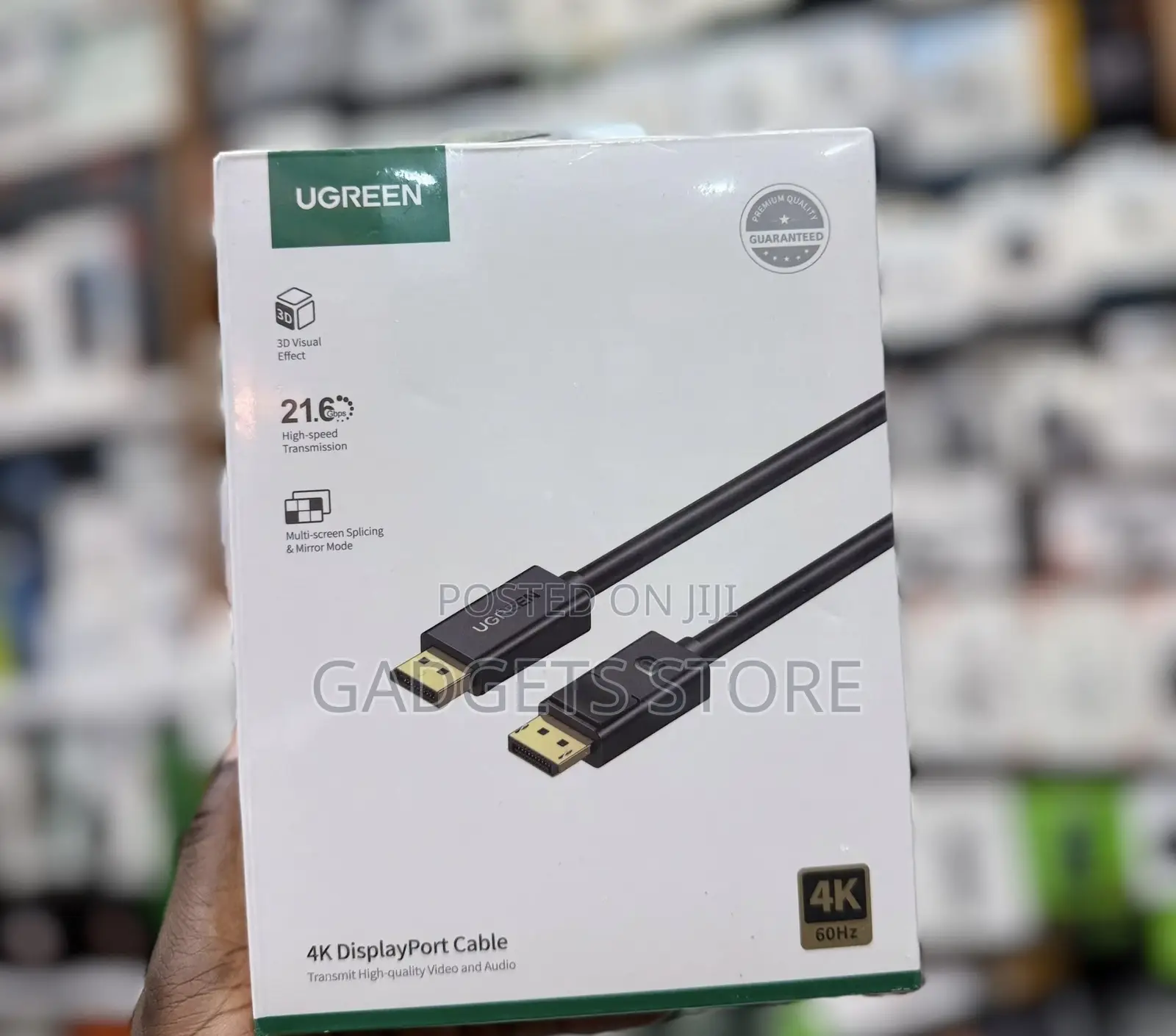 Ugreen 4k Displayport (Dp to Dp) Cable