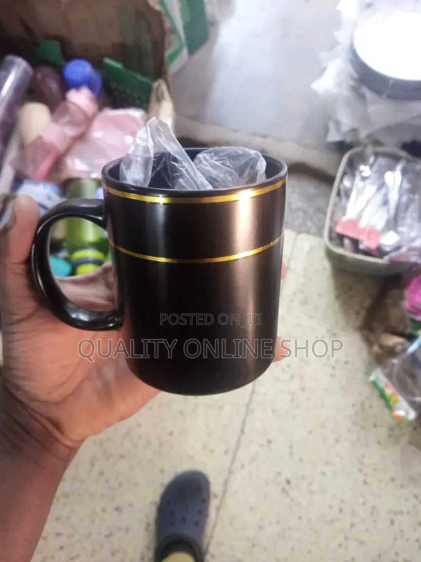 Black Ceramic Cups 12pcs
