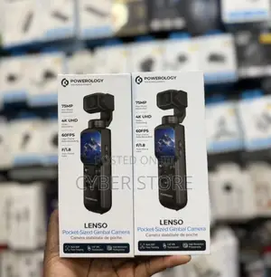 Powerology Lenso Pocket-Sized Gimbal Camera – 4K UHD