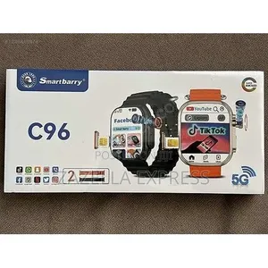 Smartbarry C96 5G 64GB 6GB RAM 5G Sim Card Smart Watch With Camera