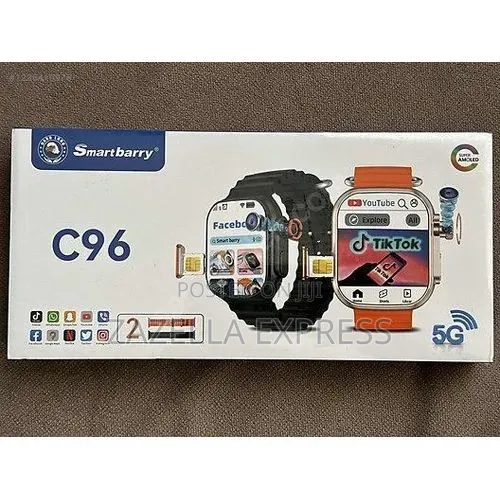 Smartbarry C96 5G 64GB 6GB RAM 5G Sim Card Smart Watch With Camera