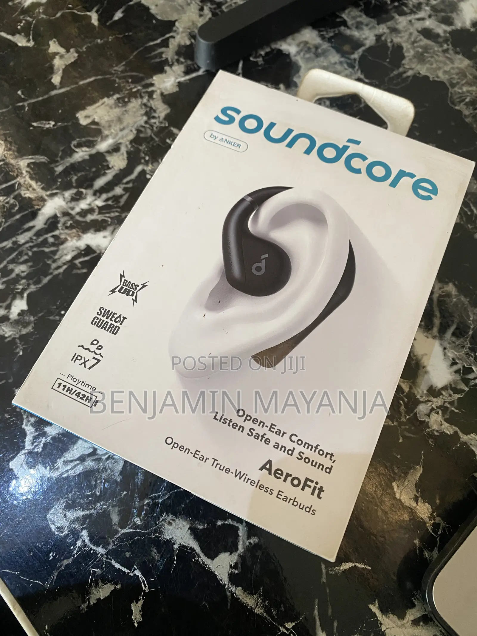 Anker Soundcore AeroFit Open-Ear Wireless Earbuds – New Open Box