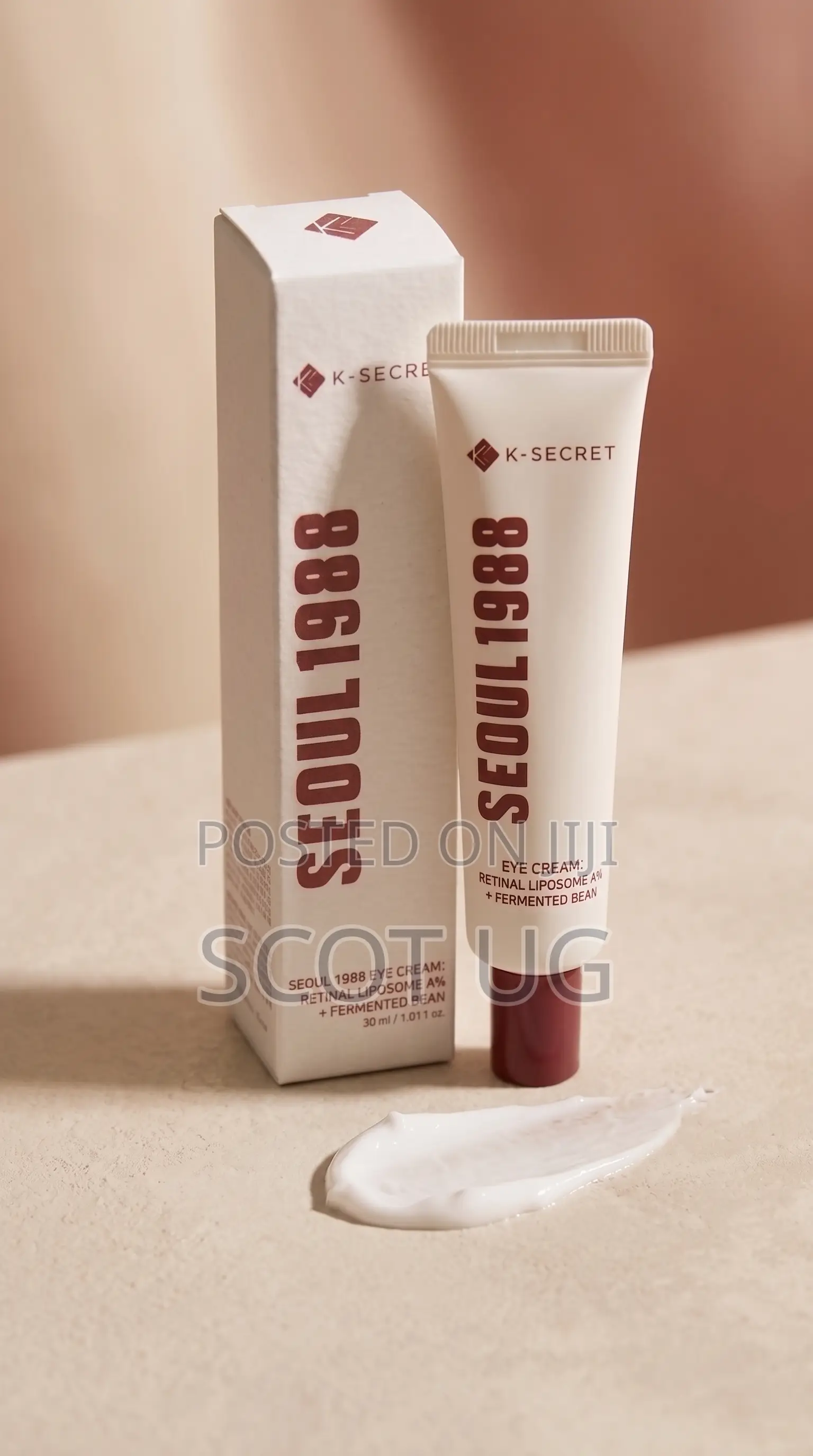 K-Secret Seoul 1988 Eye Cream - Erase Wrinkles & Dark Circles