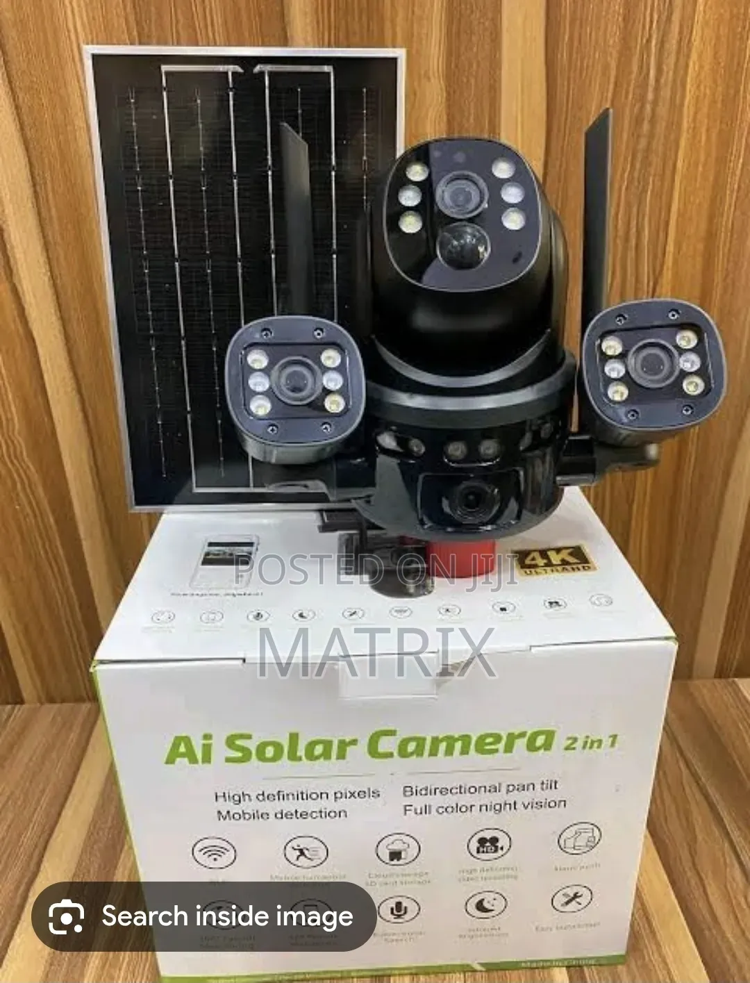 Tripple Lens Solar Camera 4G / Wifi