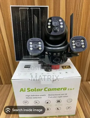 Tripple Lens Solar Camera 4G / Wifi