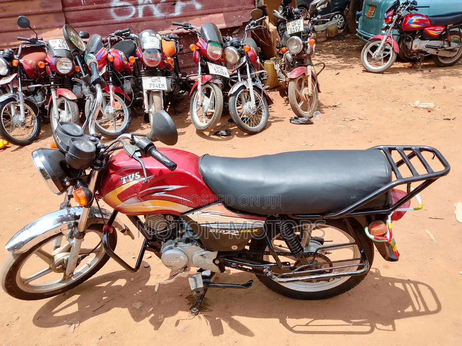 TVS XL 100 2020 Red