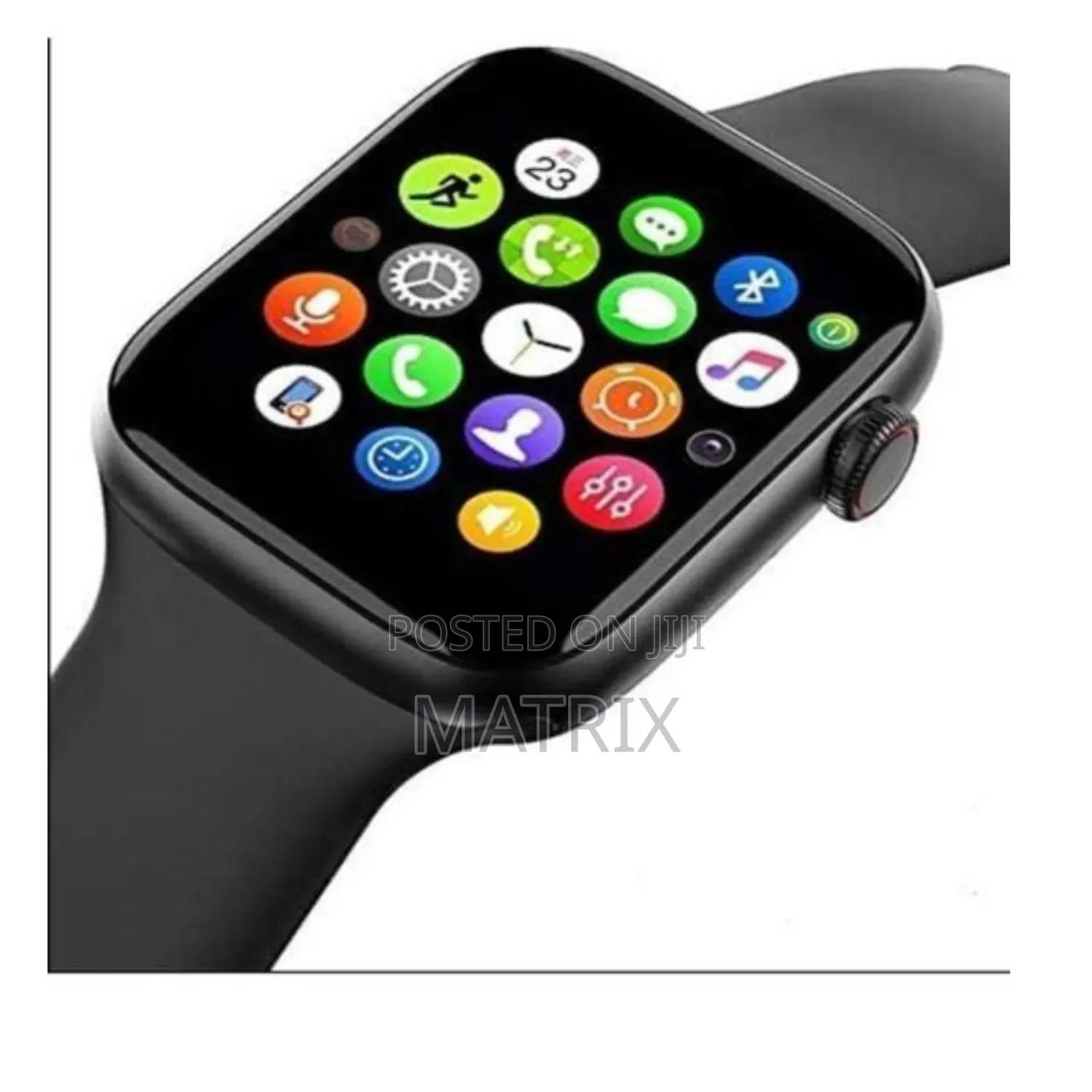 Smart Watch and Fitness Tracker With a Silicone Strap