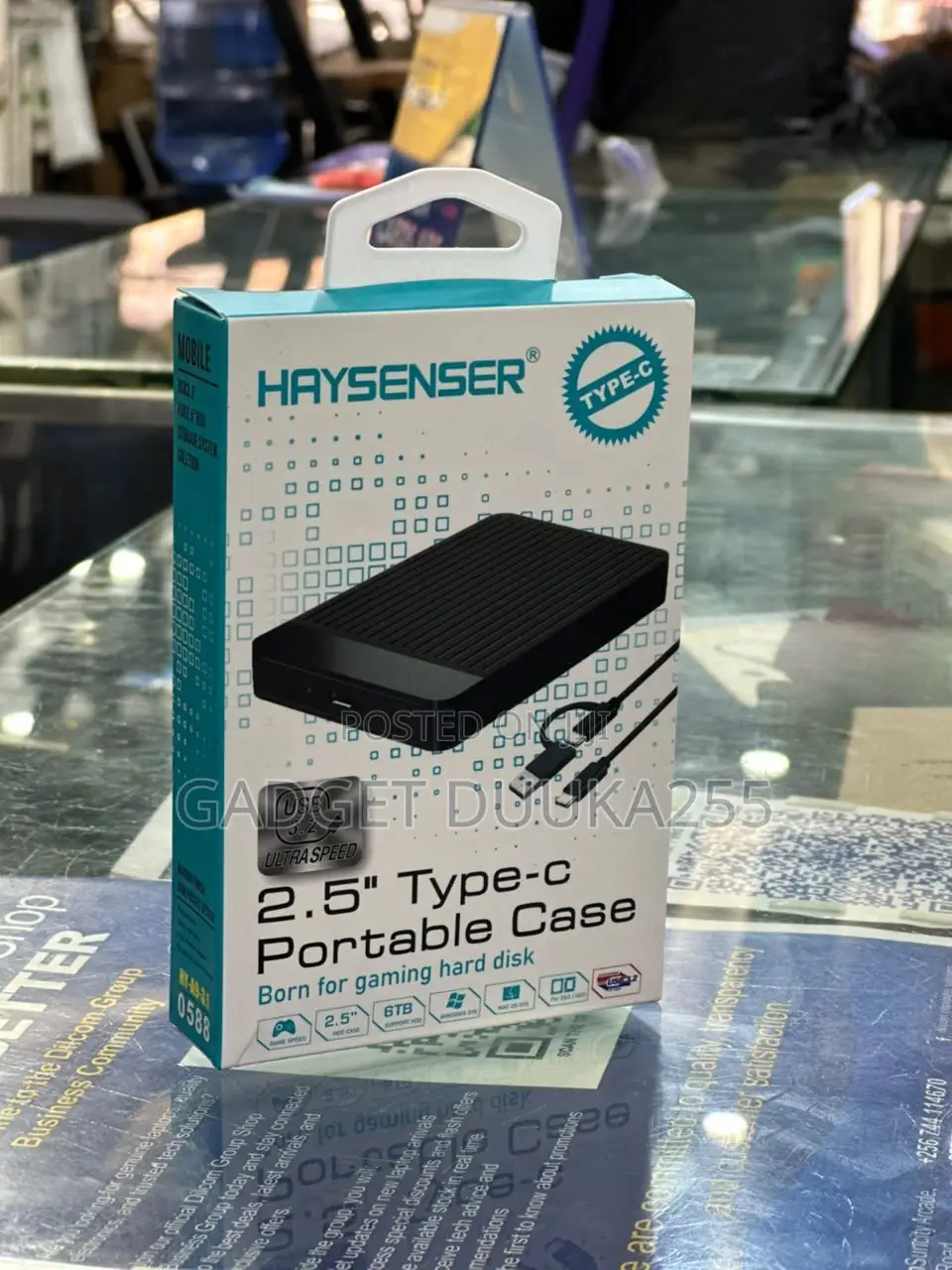 Type-C HDD SSD Enclosure Casing for External Storage