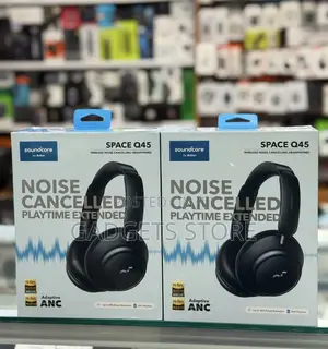 Anker Soundcore Space Q45 Wireless Noise-Cancelling Headphones.