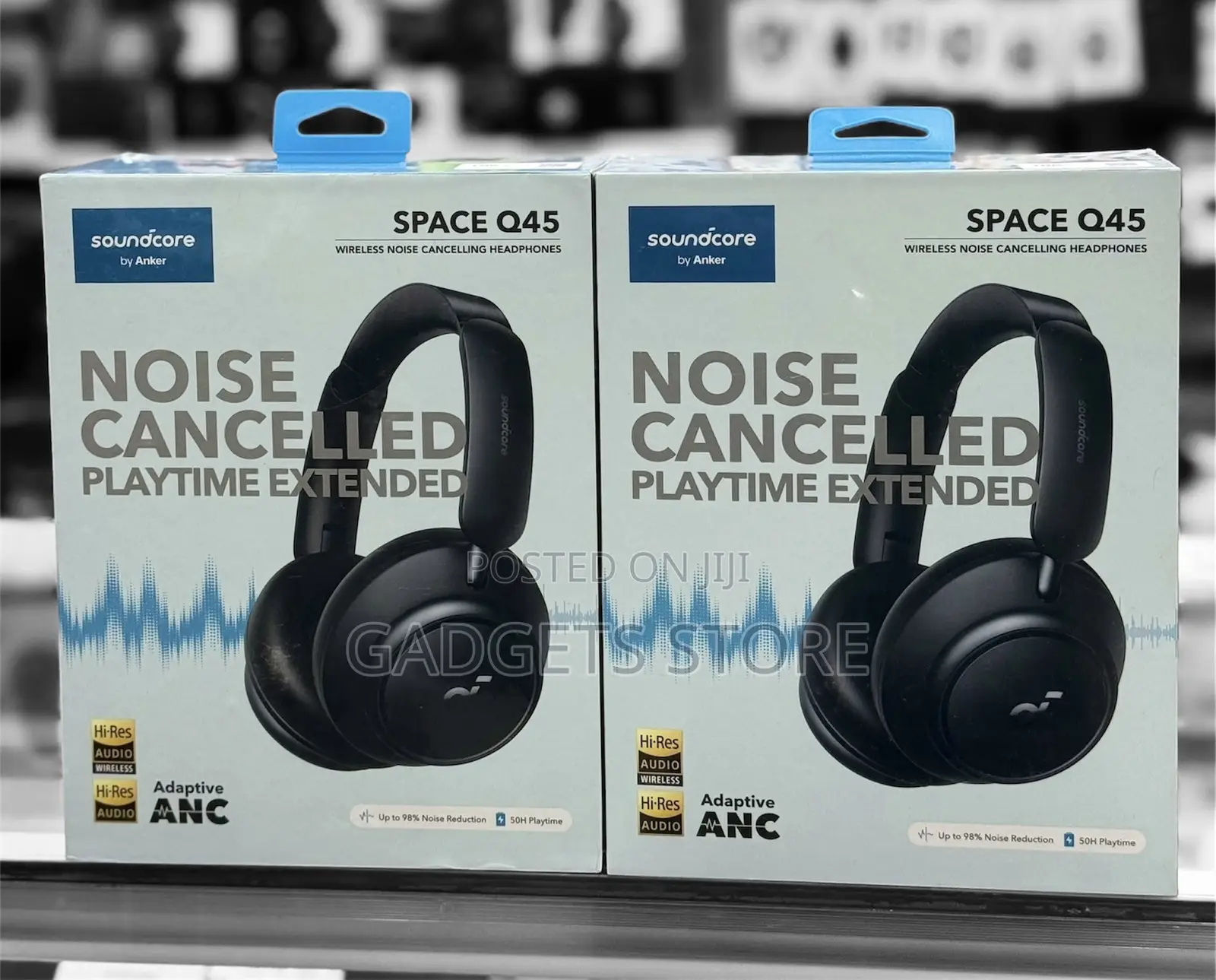 Anker Soundcore Space Q45 Wireless Noise-Cancelling Headphones.