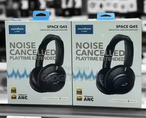 Anker Soundcore Space Q45 Wireless Noise-Cancelling Headphones.