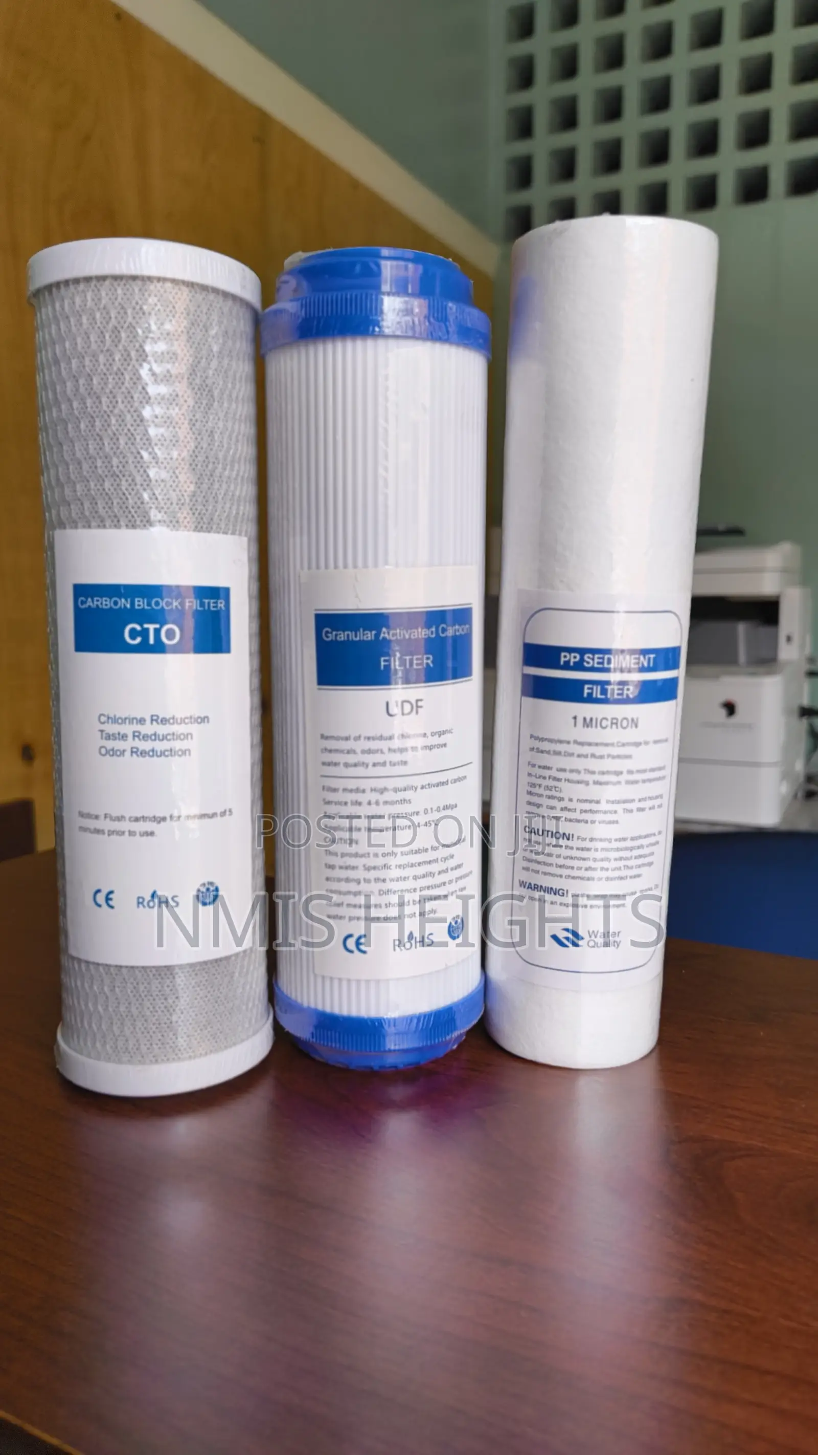 PP/CTO/UDF(Triple) Water Filter Cartilages Replacement (1micron)