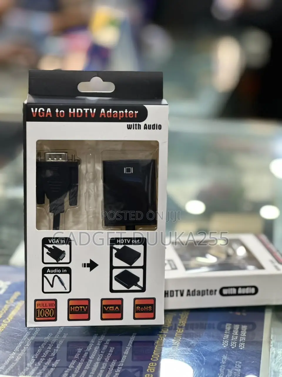 VGA to HDMI Converter Adapter for Laptop, PC and TV