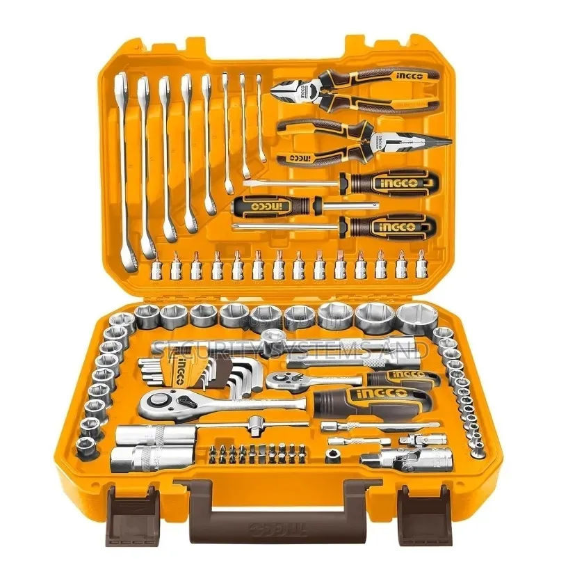 INGCO 100 PCS Tools Set, Hand Tool Set, for Home Improvement, Repair