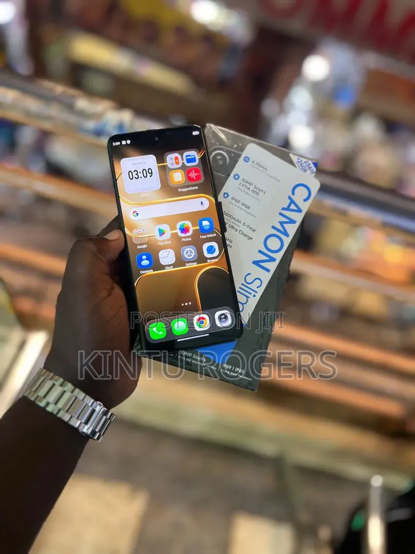 New Tecno Camon Slim 256 GB Black