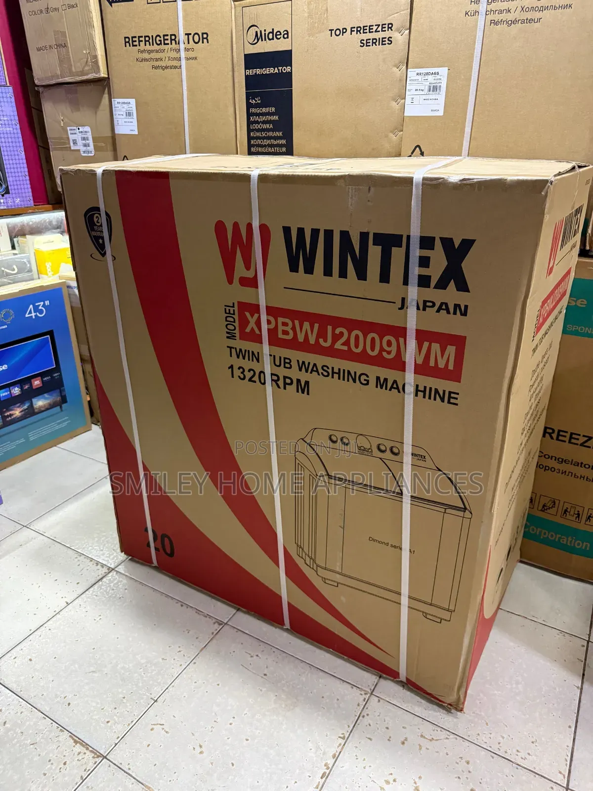 Wintex 20kgs Semi Automated Twin Tub Washing Machine at Discount