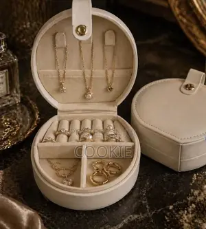 Mini Travel Jewelry Box -Velvet Organizer 7 Colors Available-30000ugx
