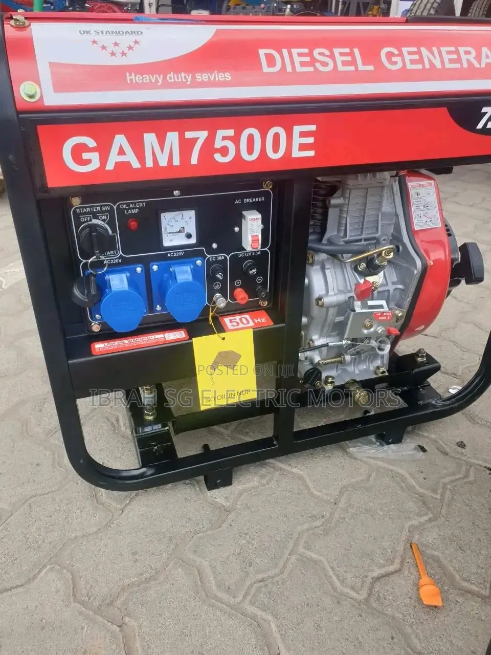 Diesel Generator 6.5Kva Heavy Duty