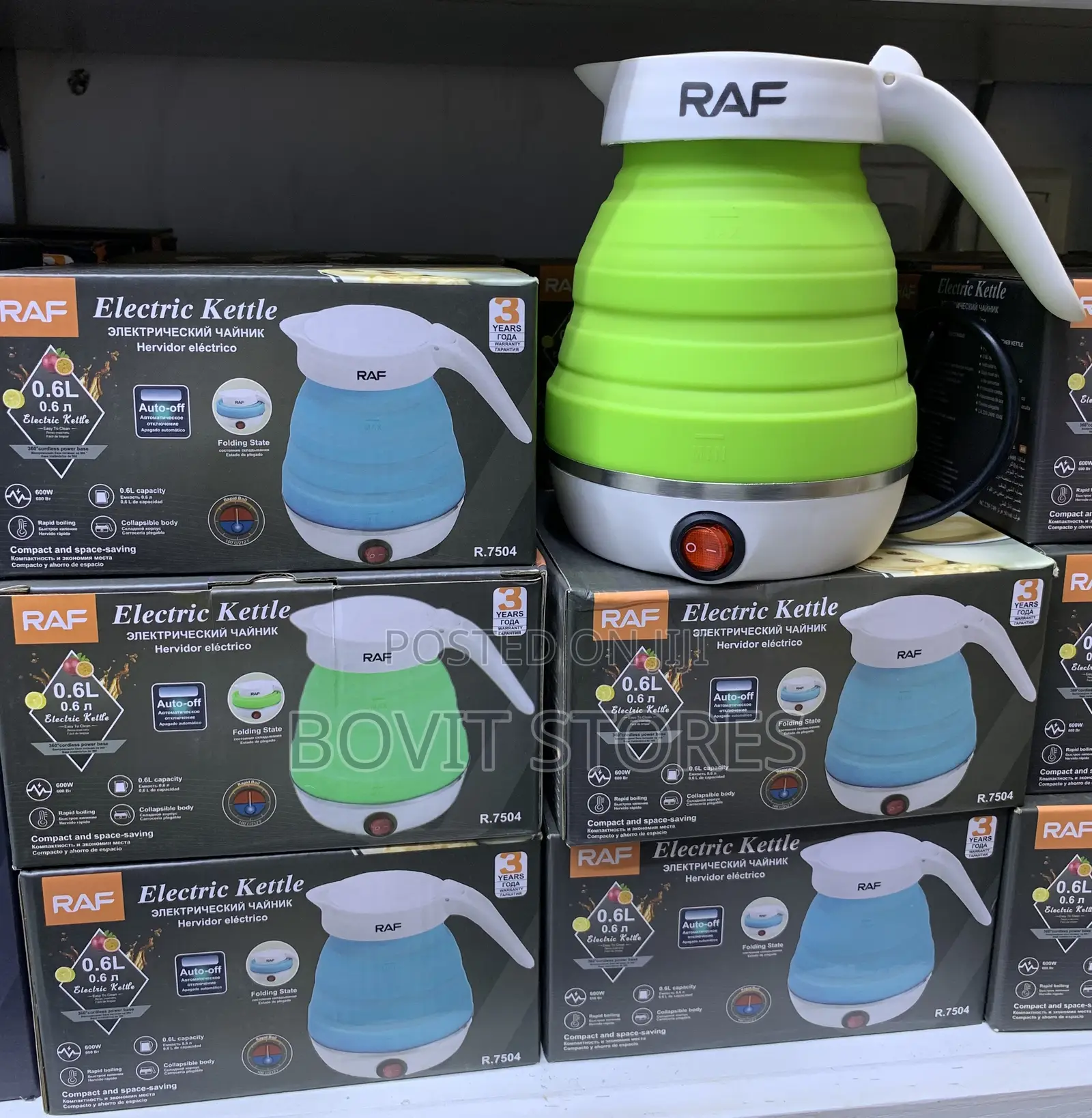 Foldable Portable Silicone Electric Kettle