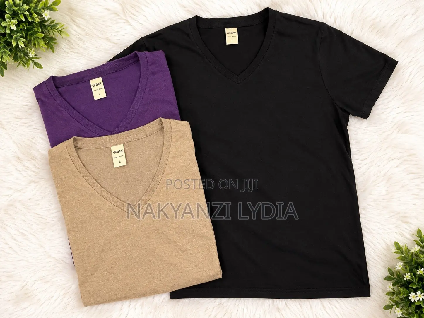 Cotton v-Neck Shirts US Brand