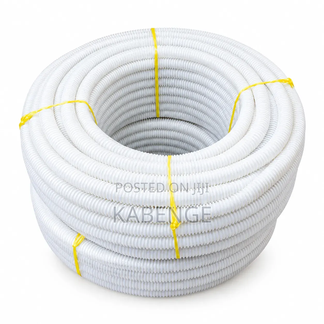 Flexible White Corrugated PVC Electrical Conduit Pipe Roll