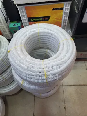 Flexible White Corrugated PVC Electrical Conduit Pipe Roll