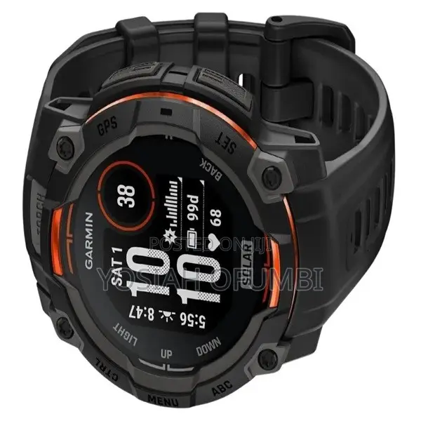 Garmin Instinct 3 45mm Solar Black With Black Band