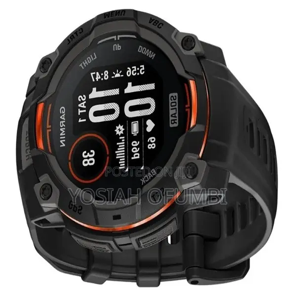 Garmin Instinct 3 45mm Solar Black With Black Band