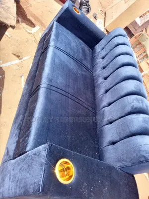 Dark Blue 3 Seater Sofa