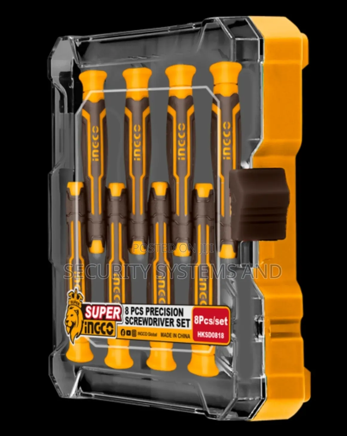 8 PCS Precision Screwdriver Set – HKSD0818
-Ingco