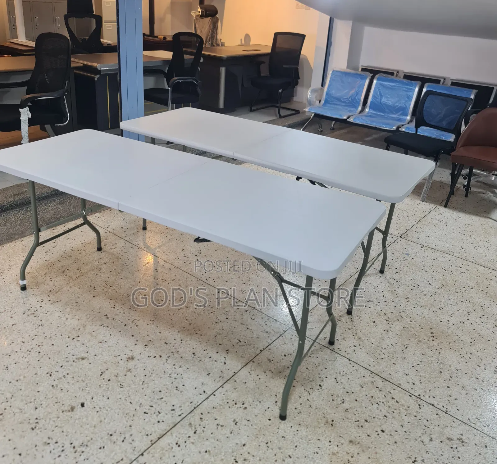 Buffet Foldable Dining Table 1.8m White