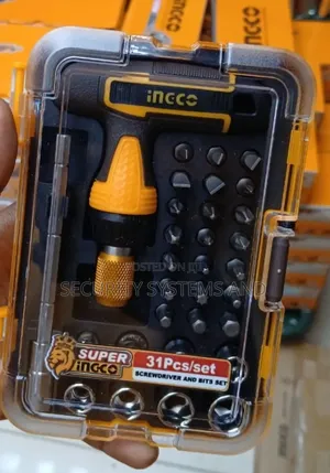 Ingco 31 PCS T-Handle Wrench & Driver Bits Set Hksdb0318