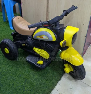 Oto Baby Rechargeable Motorcycle Yellow 1 to 4 Years