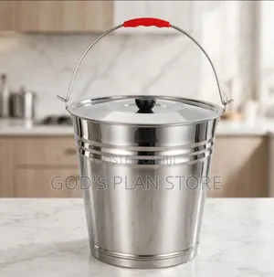 Stainless Buckets 10litres With Cover
