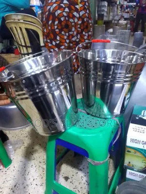 1pcs Stainless Steel Buckets 10litres