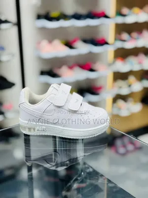 Tripple White Double Velcro Clear AIR Sole School Shoes Turkey