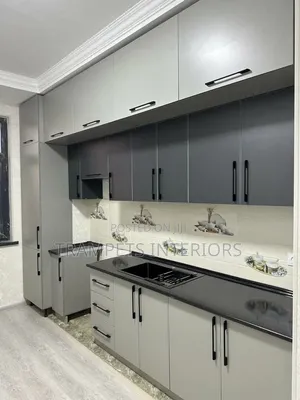 KITCHEN CABINETS/ Modern Customized Kitchen for Luxurious Living Room