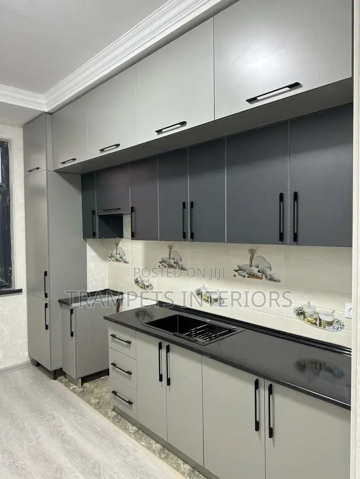 KITCHEN CABINETS/ Modern Customized Kitchen for Luxurious Living Room