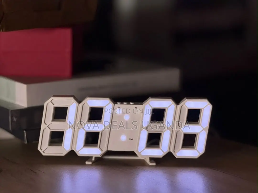 Beauenty 3D LED Digital Clock Extra Large 23cm by 9cm