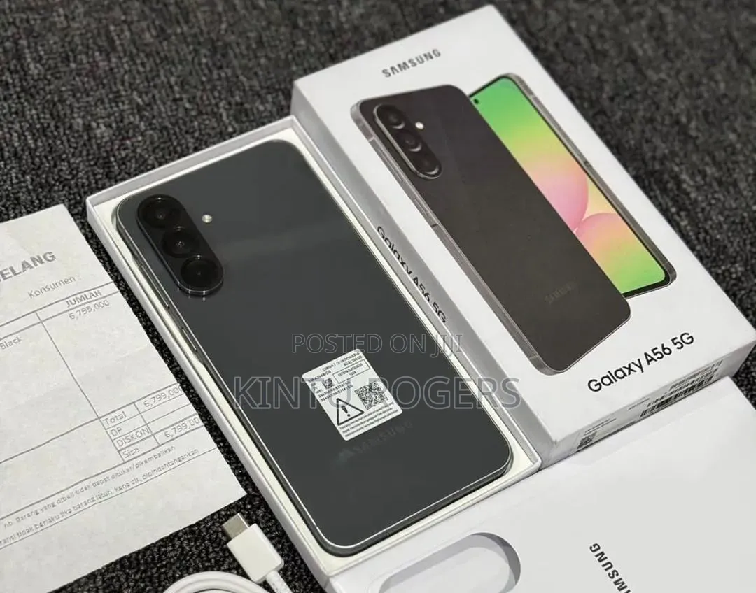 New Samsung Galaxy A56 256 GB Black