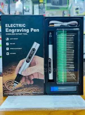 Electric Engraving Pen Cordless Rotary Tool (With Tempelates)