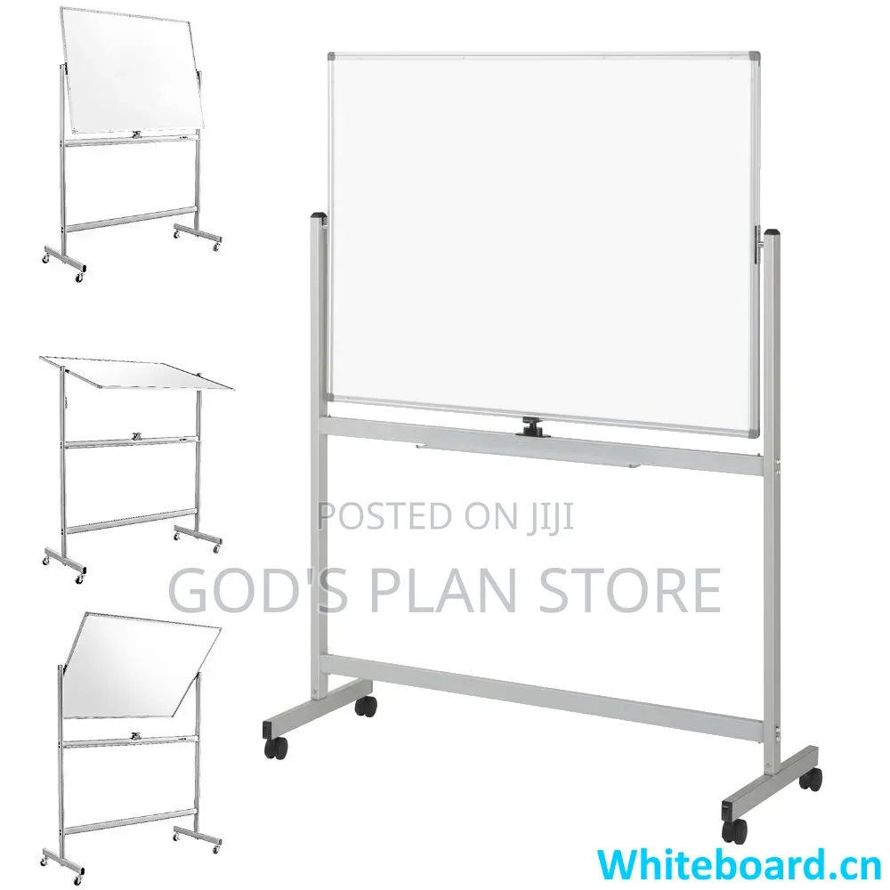 Rolling Magnetic 60cm by 90cm Whiteboards With Stand