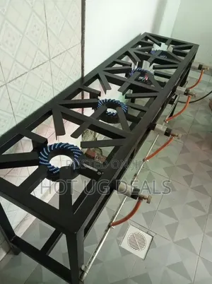 Heavy Duty Triple Burner Industrial Gas Cooker