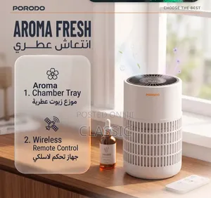 Porodo Lifestyle Purea Prime Smart Air Purifier With H13 HEPA Filter