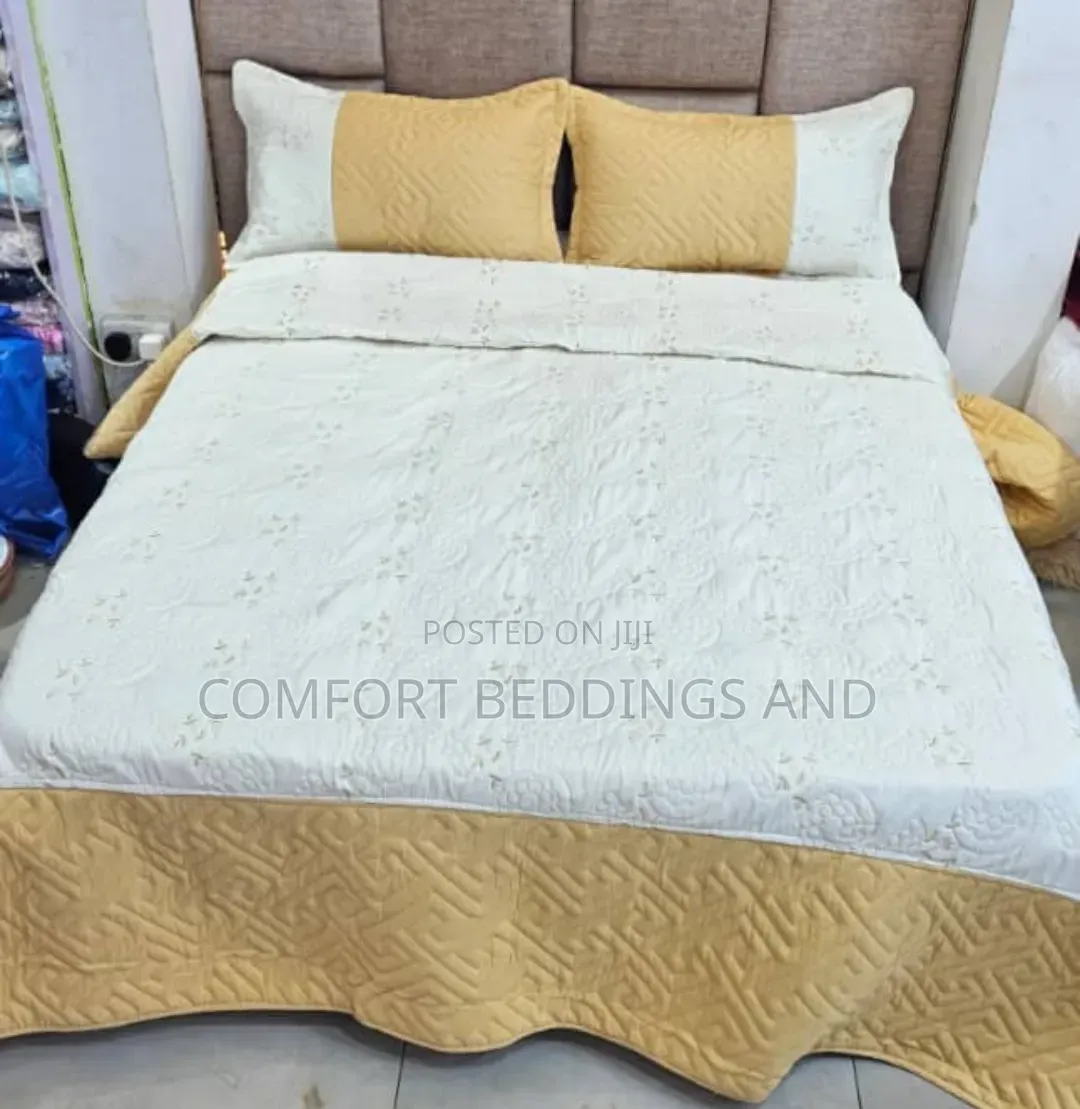 Grace Cotton Bedspreads Coffee Brown 6 by 6
