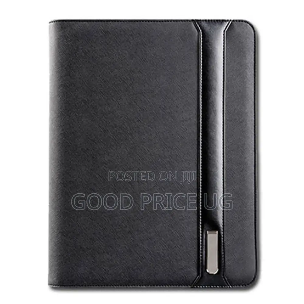 Zippered Business Padfolio and Executive Document Organizer